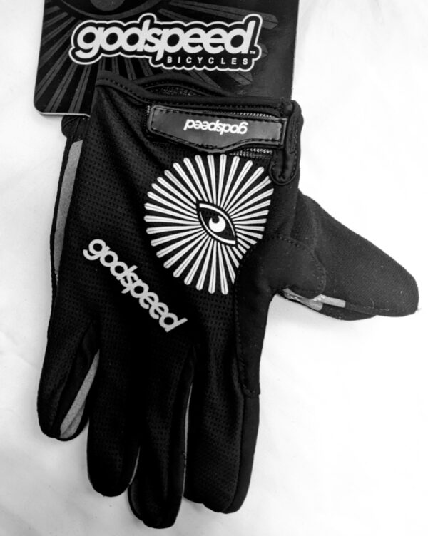 godspeed RideWrought Full-Finger Gloves Blk/Wht - Image 2